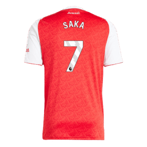 SAKA #7 Arsenal Home Soccer Jersey 2025/26