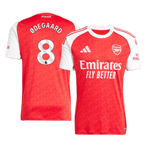 ØDEGAARD #8 Arsenal Home Soccer Jersey 2025/26