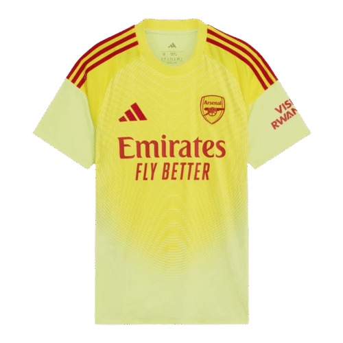 Arsenal Goalkeeper Soccer Jersey 2025/26 Yellow