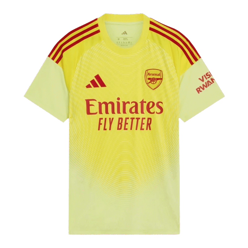 Arsenal Goalkeeper Soccer Jersey 2025/26 Yellow