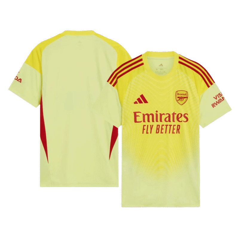 Arsenal Goalkeeper Soccer Jersey 2025/26 Yellow