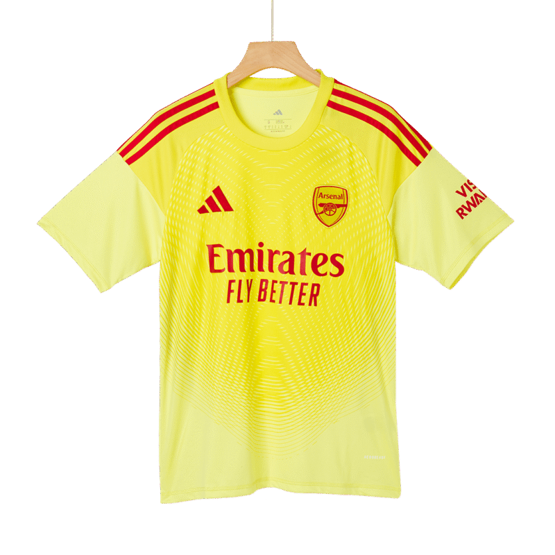 Arsenal Goalkeeper Soccer Jersey 2025/26 Yellow