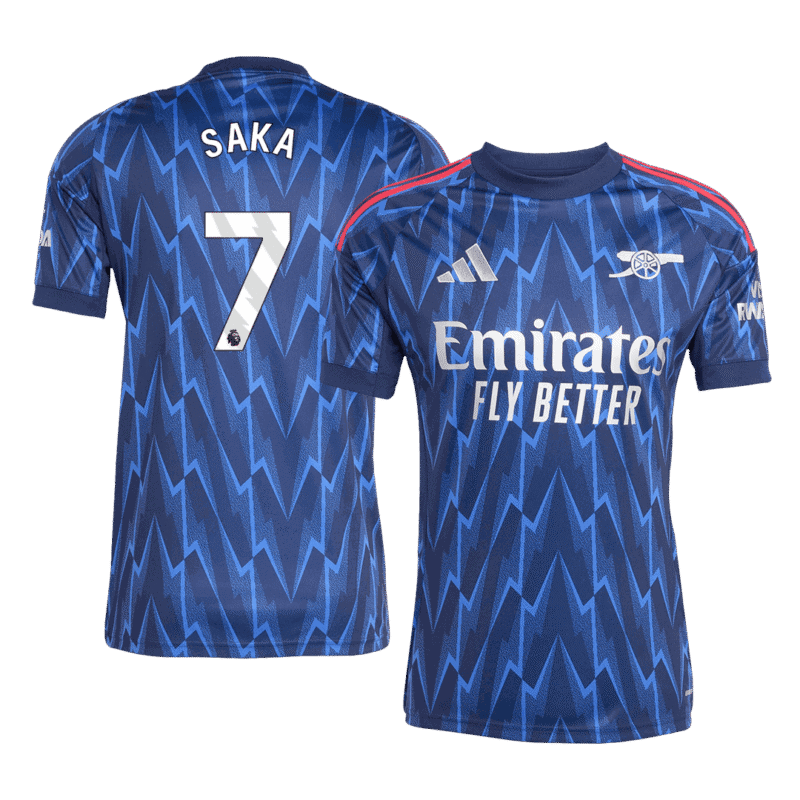 SAKA #7 Arsenal Away Soccer Jersey 2025/26