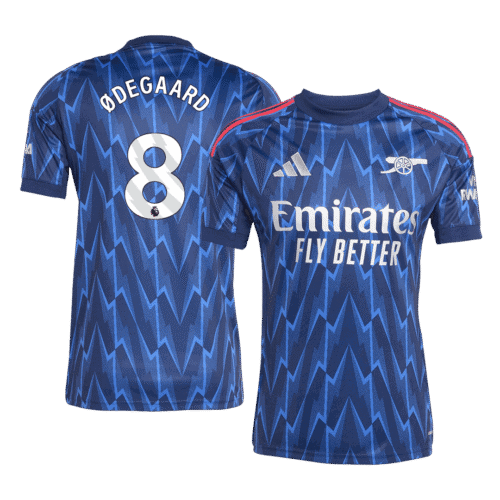 ØDEGAARD #8 Arsenal Away Soccer Jersey 2025/26