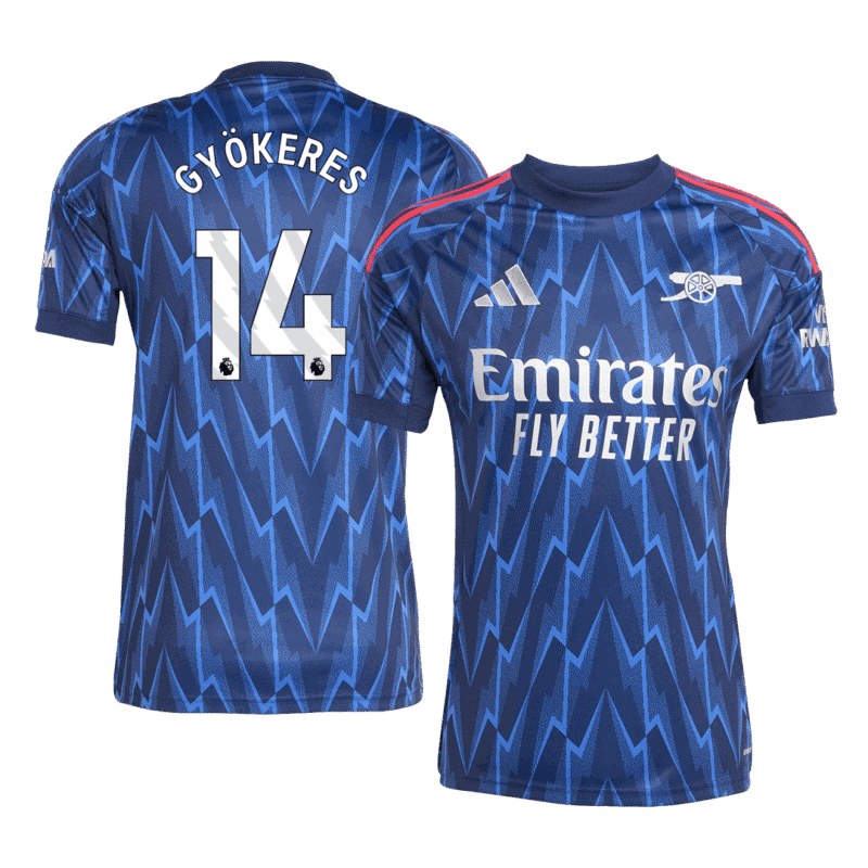 GYÖKERES #14 Arsenal Away Soccer Jersey 2025/26