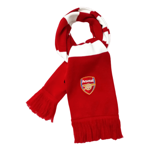 Arsenal Soccer knitting Scarf Red&White