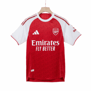 SALIBA #2 Authentic Arsenal Home Soccer Jersey 2025/26 Red