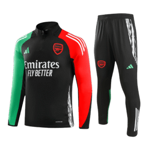 Arsenal 1/4 Zip Tracksuit 2024/25 Kids Black