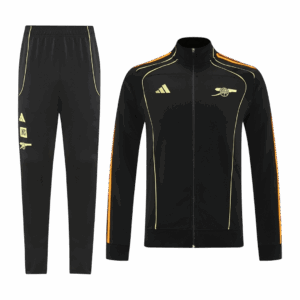 Arsenal Jacket Tracksuit 2025/26 Black