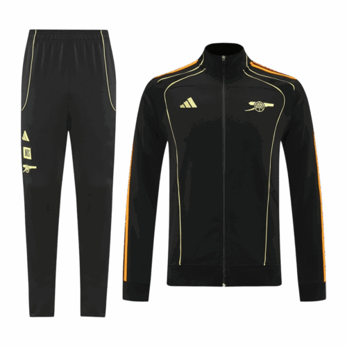 Arsenal Jacket Tracksuit 2025/26 Black