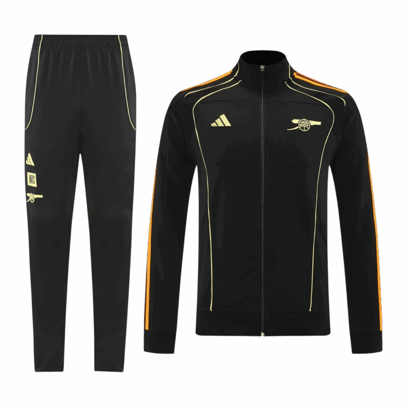 Arsenal Jacket Tracksuit 2025/26 Black