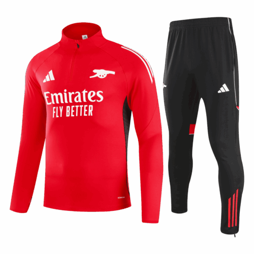 Arsenal Sweatshirt Kit 2025/26 - Red (Top+Pants)