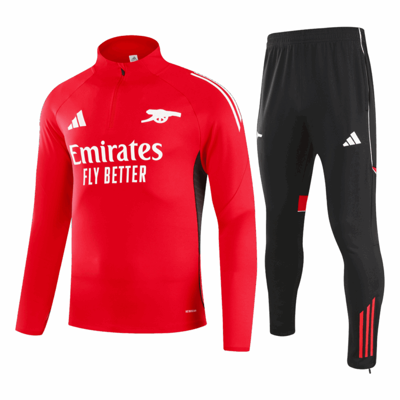 Arsenal Sweatshirt Kit 2025/26 - Red (Top+Pants)