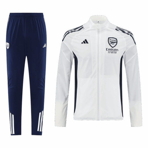 640259_1 Arsenal Training Kit 2025/26 - White (Top+Pants)