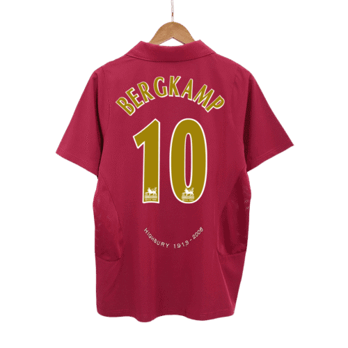 BERGKAMP #10 Arsenal Home Soccer Jersey 2005/06