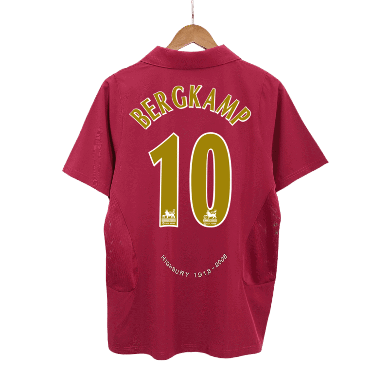 BERGKAMP #10 Arsenal Home Soccer Jersey 2005/06