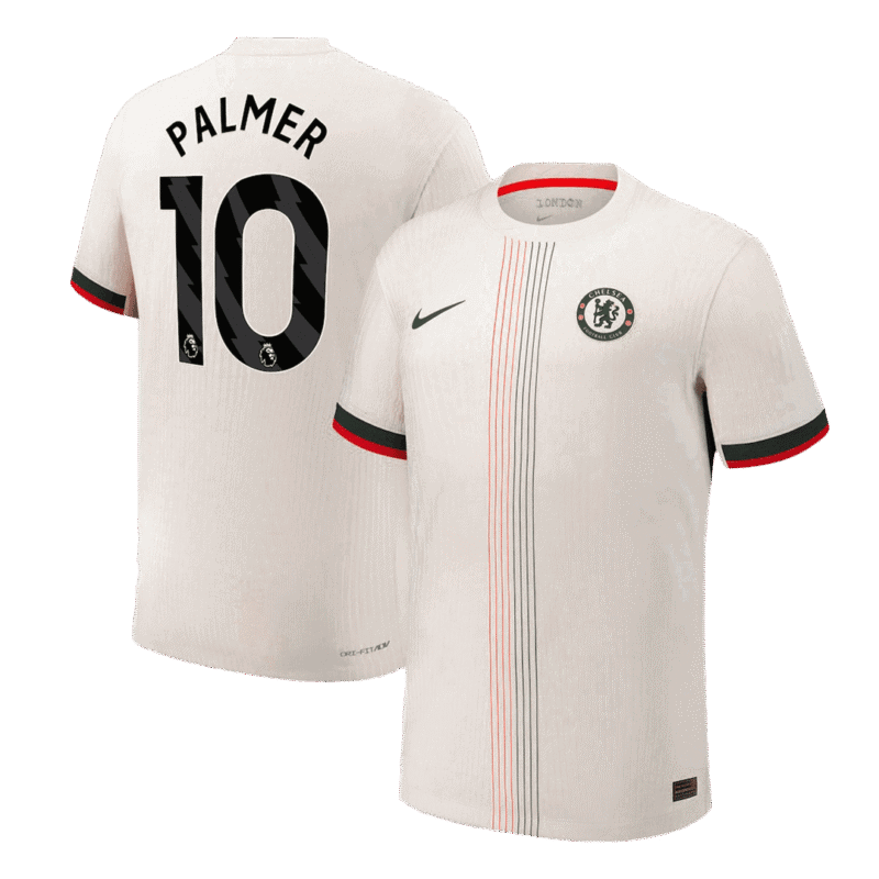 PALMER #10 Chelsea Away Authentic Soccer Jersey 2025/26