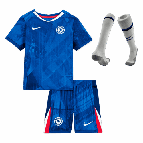 Chelsea Home Kids Soccer Jerseys Full Kit 2025/26