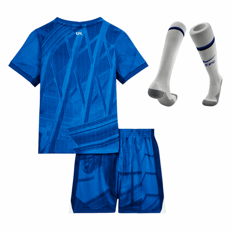 Chelsea Home Kids Soccer Jerseys Full Kit 2025/26