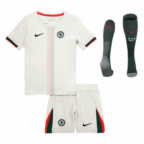 Chelsea Away Kids Soccer Jerseys Full Kit 2025/26