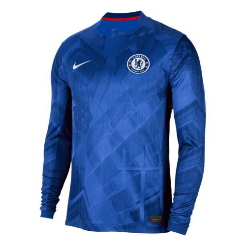 Chelsea Home Long Sleeve Soccer Jersey 2025/26