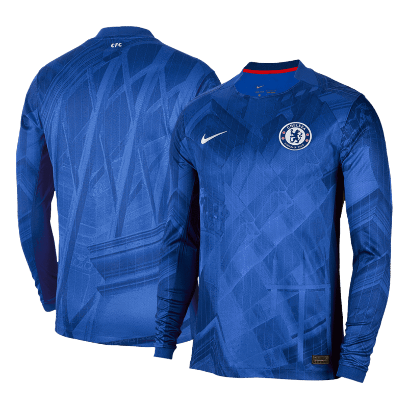 Chelsea Home Long Sleeve Soccer Jersey 2025/26