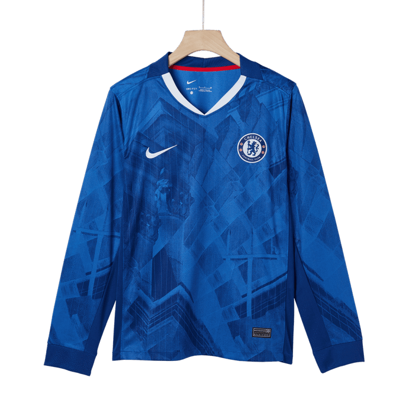 Chelsea Home Long Sleeve Soccer Jersey 2025/26