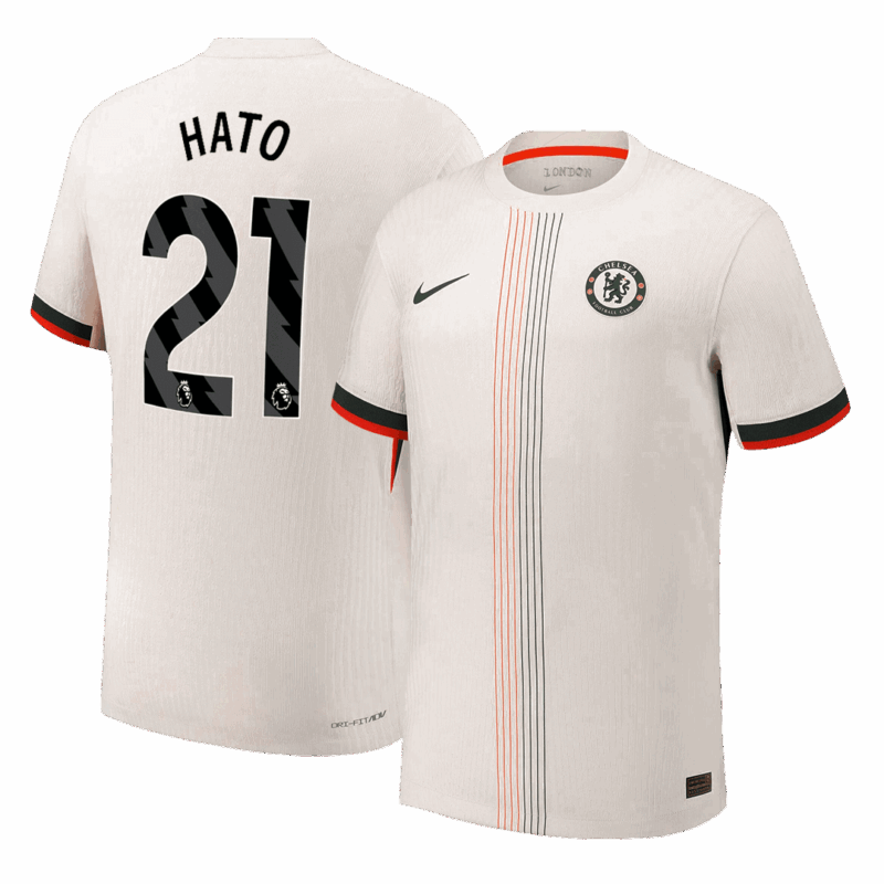 HATO #21 Authentic Chelsea Away Soccer Jersey 2025/26 White