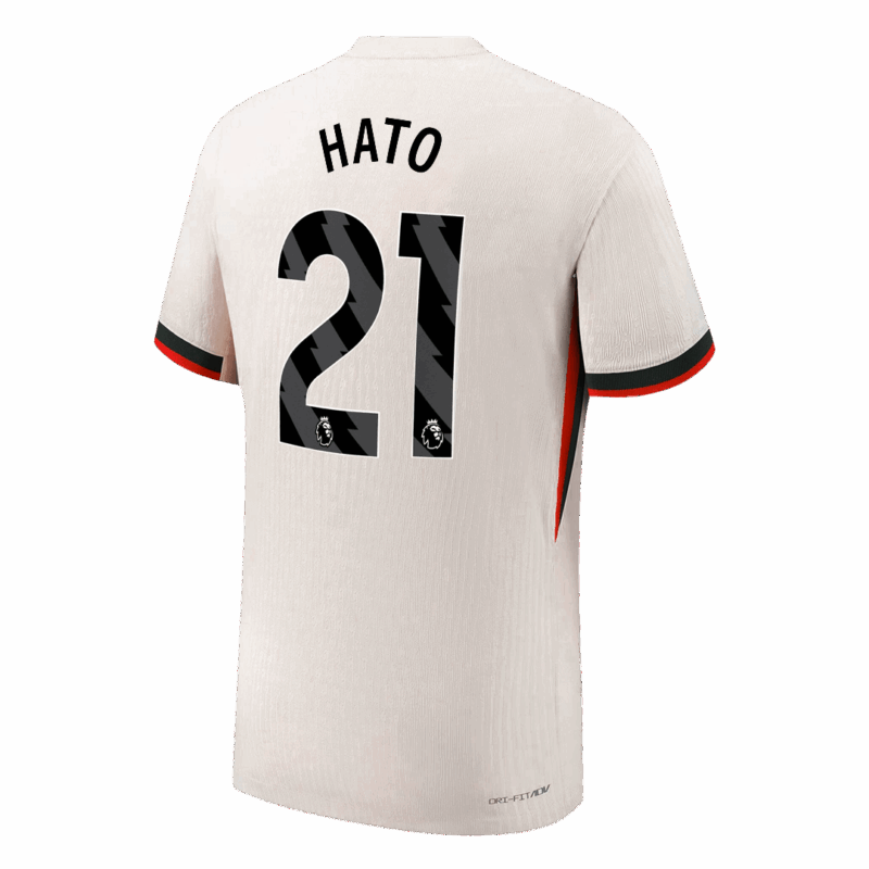 HATO #21 Authentic Chelsea Away Soccer Jersey 2025/26 White