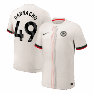 GARNACHO #49 Authentic Chelsea Away Soccer Jersey 2025/26 White