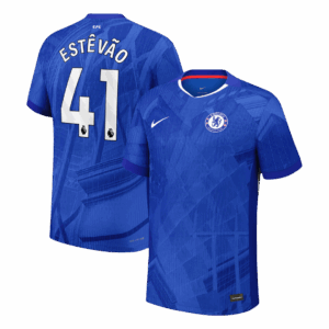 ESTÊVÃO #41 Authentic Chelsea Home Soccer Jersey 2025/26 Blue