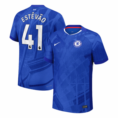 ESTÊVÃO #41 Authentic Chelsea Home Soccer Jersey 2025/26 Blue