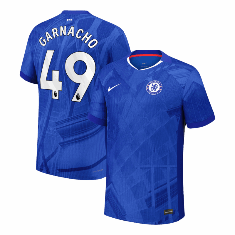 GARNACHO #49 Authentic Chelsea Home Soccer Jersey 2025/26 Blue