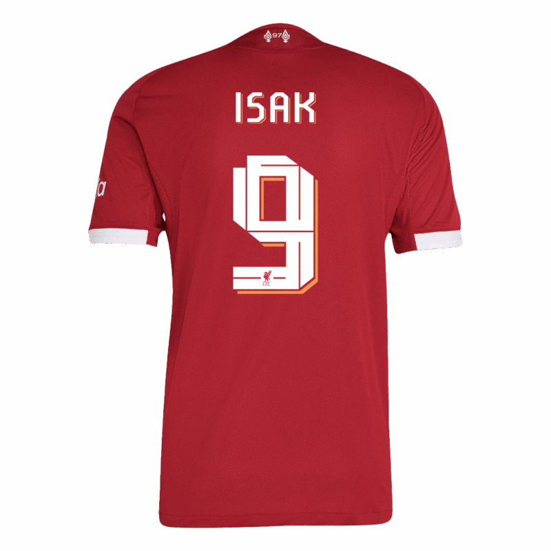 Liverpool ISAK #9 Home Soccer Jersey Authentic 2025/26 - UCL