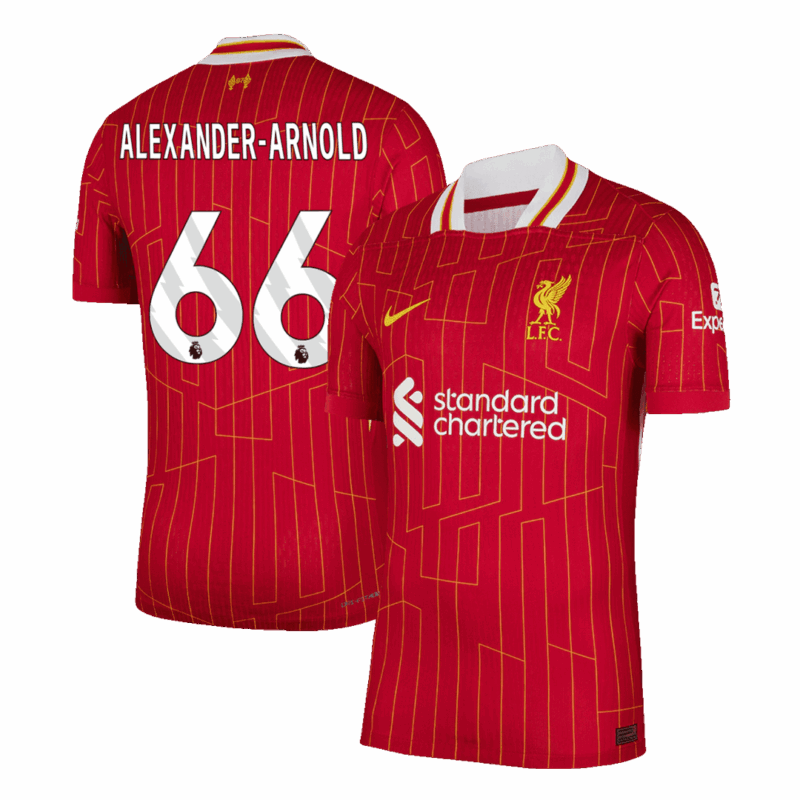 621606_1 Liverpool ALEXANDER-ARNOLD #66 Home Soccer Jersey Authentic