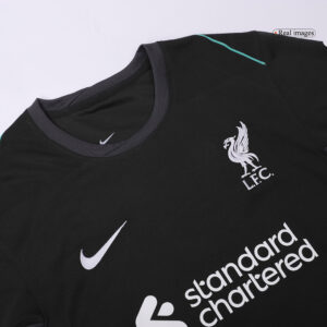 621610_2 Liverpool VIRGIL #4 Away Soccer Jersey Authentic