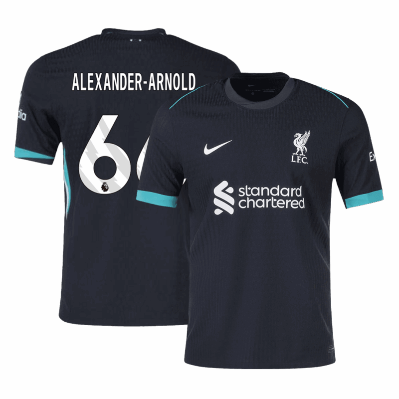 621612_1 Liverpool ALEXANDER-ARNOLD #66 Away Soccer Jersey Authentic