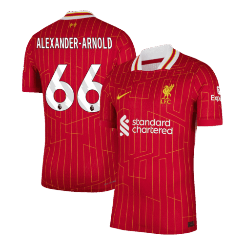 ALEXANDER-ARNOLD #66 Liverpool Home Authentic Soccer Jersey 2024/25