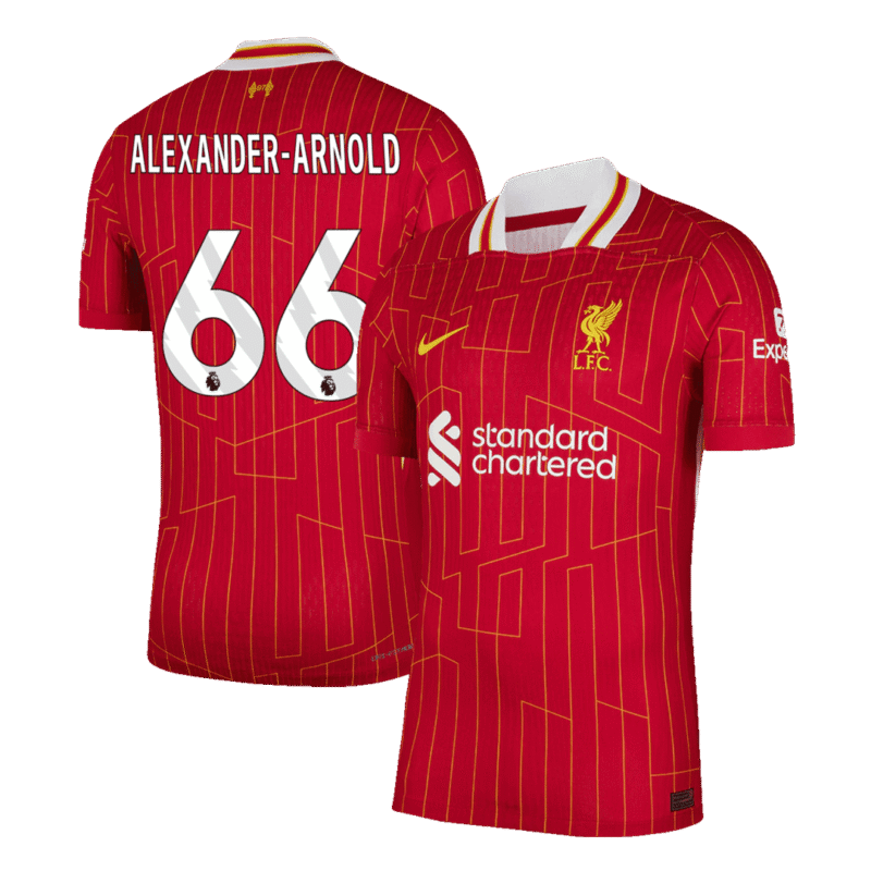 ALEXANDER-ARNOLD #66 Liverpool Home Authentic Soccer Jersey 2024/25