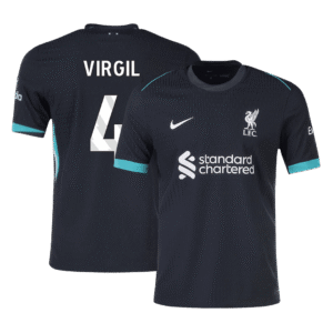 VIRGIL #4 Liverpool Away Authentic Soccer Jersey 2024/25