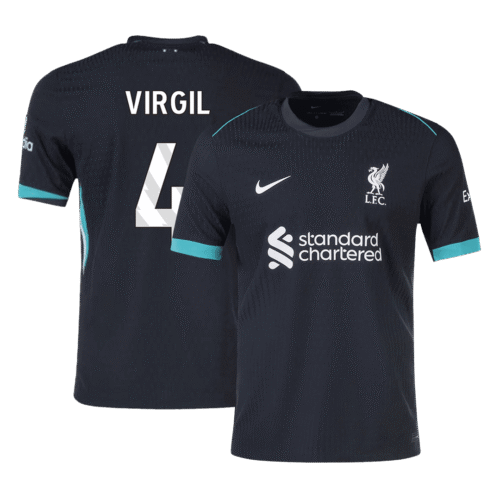 VIRGIL #4 Liverpool Away Authentic Soccer Jersey 2024/25