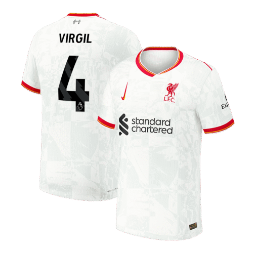 VIRGIL #4 Liverpool Third Away Authentic Soccer Jersey 2024/25