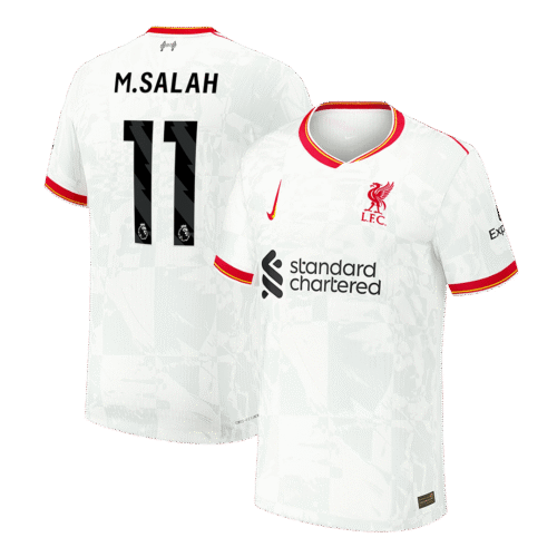 M.SALAH #11 Liverpool Third Away Authentic Soccer Jersey 2024/25