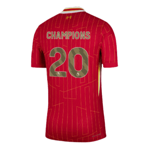 CHAMPIONS #20 Liverpool Home Authentic Soccer Jersey 2024/25
