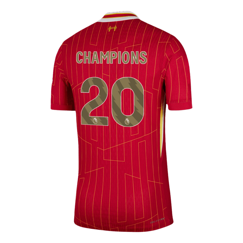 CHAMPIONS #20 Liverpool Home Authentic Soccer Jersey 2024/25