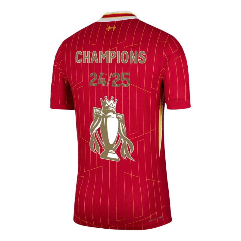 Liverpool Home Authentic Soccer Jersey 2024/25 CHAMPIONS 24/25