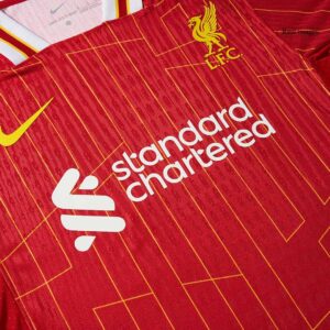 DIOGO J. #20 Liverpool Home Authentic Soccer Jersey 2024/25