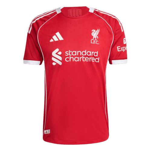 Liverpool Home Authentic Soccer Jersey 2025/26