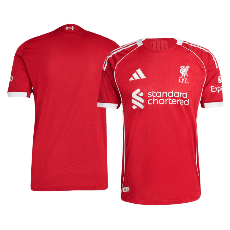 Liverpool Home Authentic Soccer Jersey 2025/26