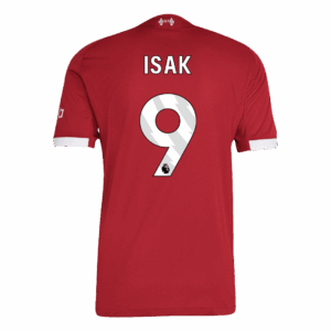 ISAK #9 Liverpool Home Authentic Soccer Jersey 2025/26